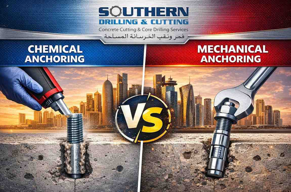 Chemical vs Mechanical Anchoring in Qatar